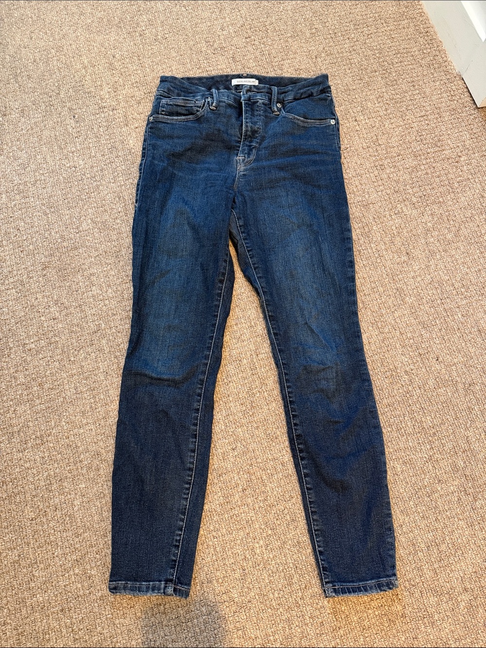Good American Dark Blue Skinny Jeans
